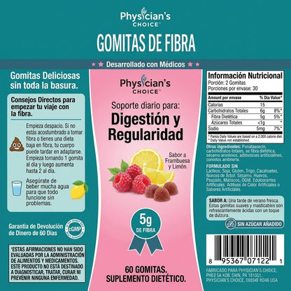 Gomitas de Fibra