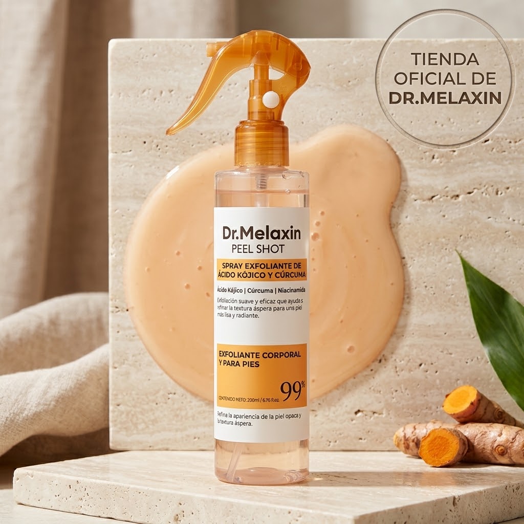 Spray Exfoliante de Ácido Kójico y Cúrcuma
