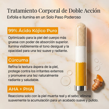 Spray Exfoliante de Ácido Kójico y Cúrcuma