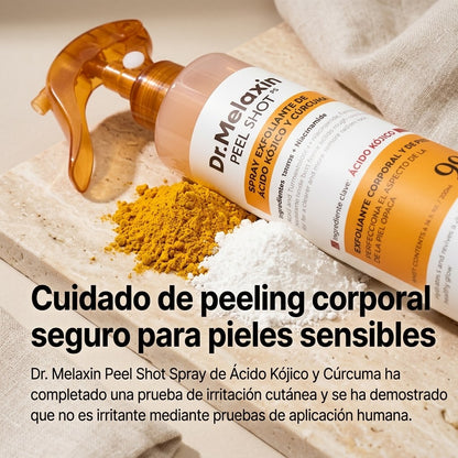Spray Exfoliante de Ácido Kójico y Cúrcuma